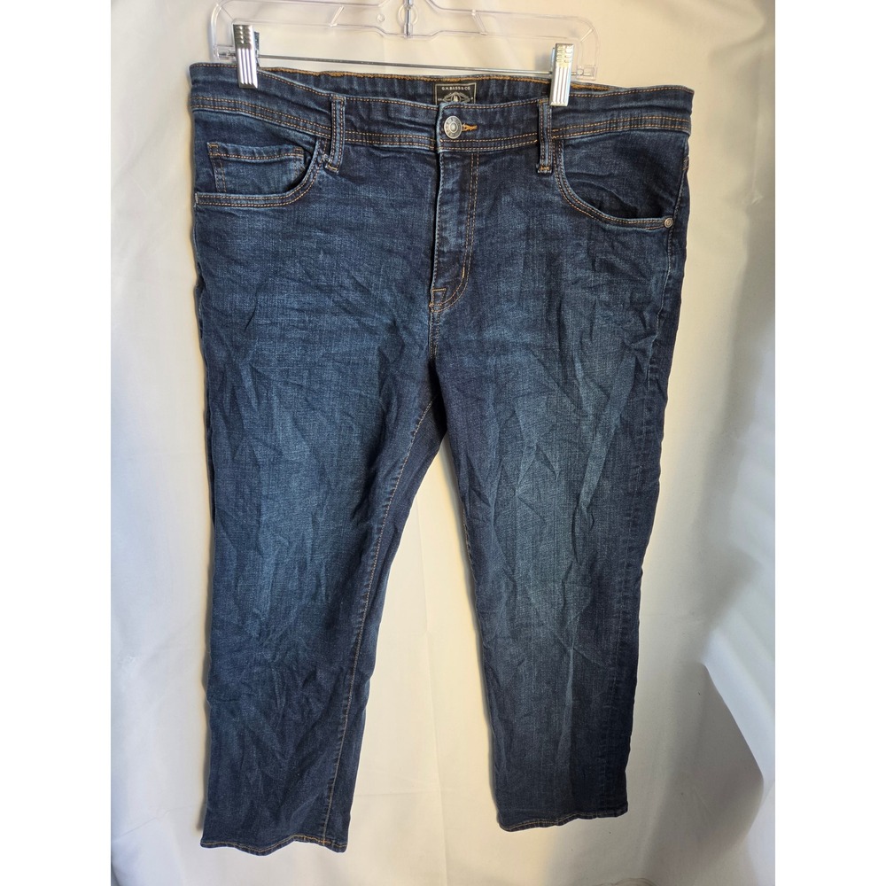 G.H. Bass & Co. Straight Jeans Mens  Blue Dark Straight Mid Straight